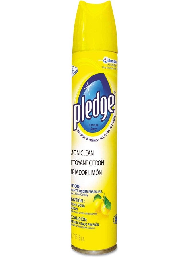 Pledge SC Johnson Pledge Furniture Polish Lemon, 13.8oz Aerosol, Pack of 1 - Image 1